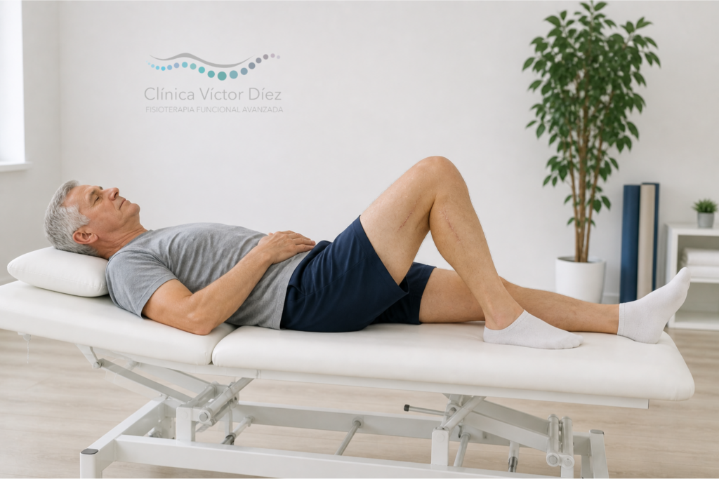 Tras una artoplastia de rodilla, la rehabilitación es imprescindible